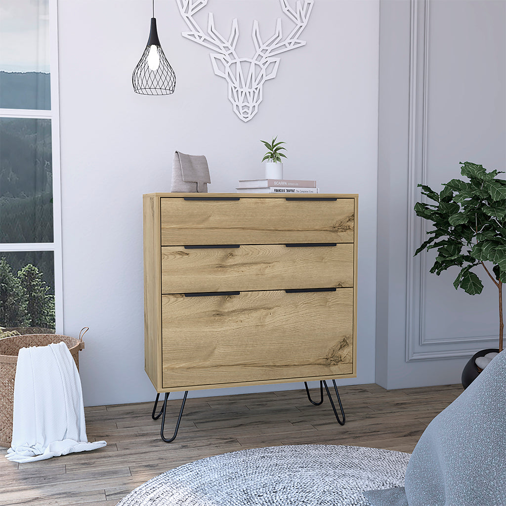 Drawer Dresser Hartly, Bedroom, Light Oak