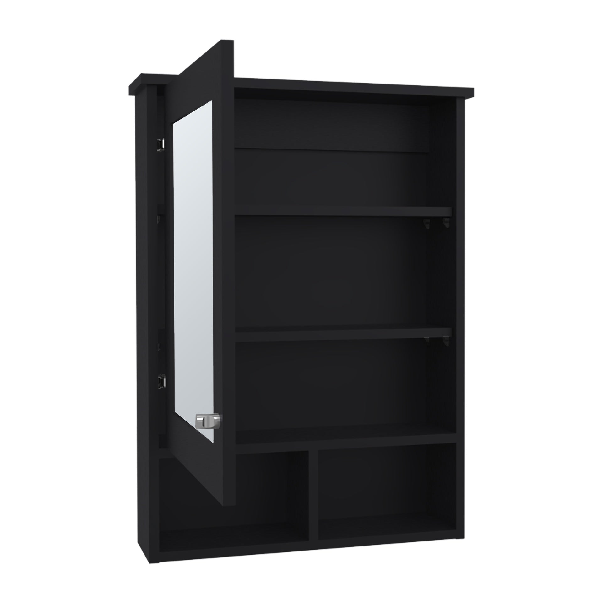 Medicine Cabinet Gibson, Bathroom, Black