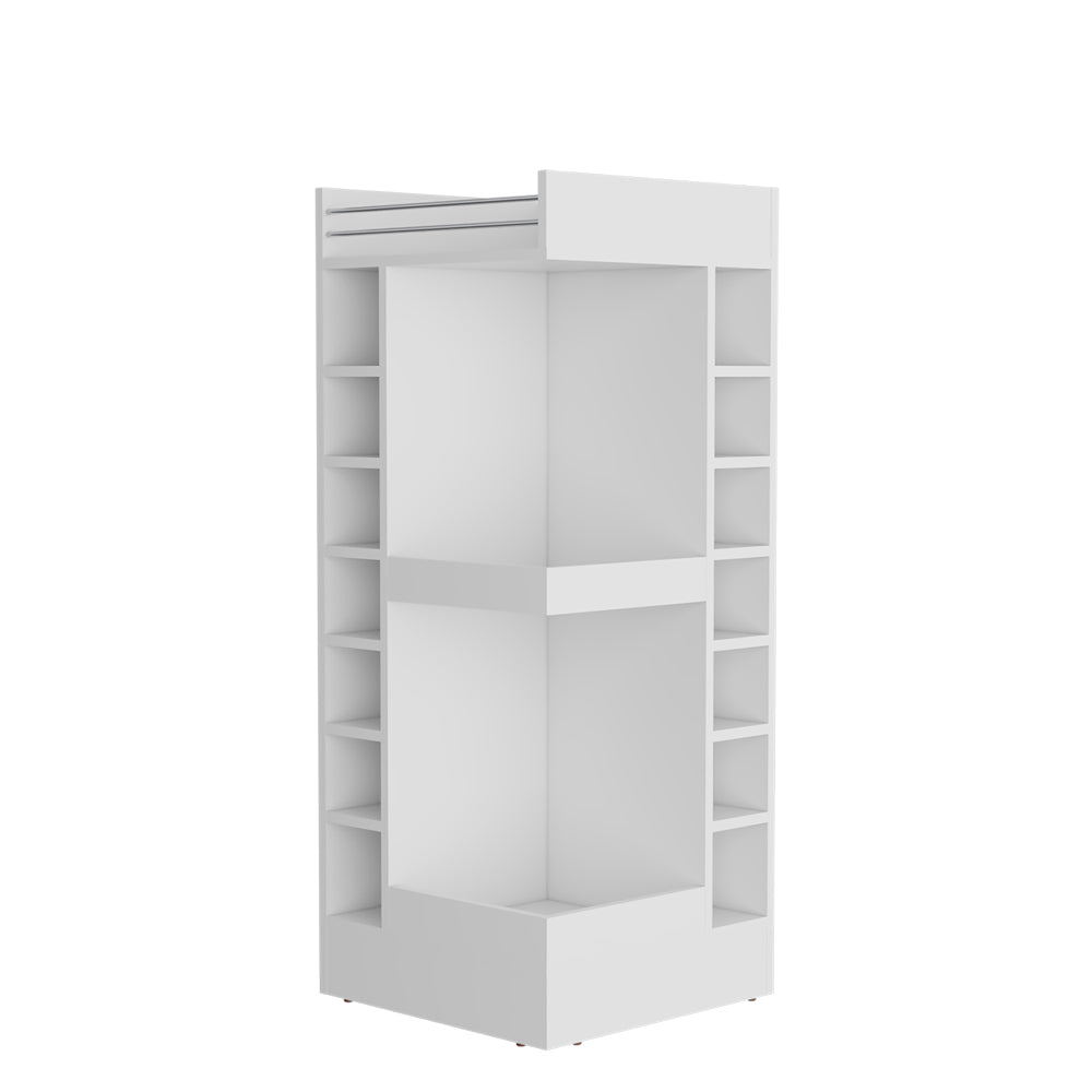 Glen Lyon Bar Cabinet, Living Room, White