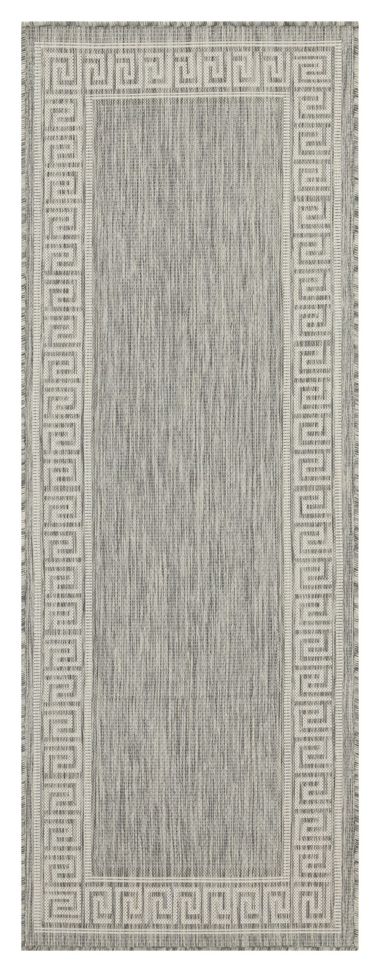 Sunshine GC_HAR2003 Silver 2 ft. 7 in. x 7 ft. 3 in. Indoor/Outdoor Area Rug