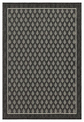 Sunshine GC_HAR2008 Anthracite 5 ft. 3 in. x 7 ft. 3 in. Indoor/Outdoor Area Rug