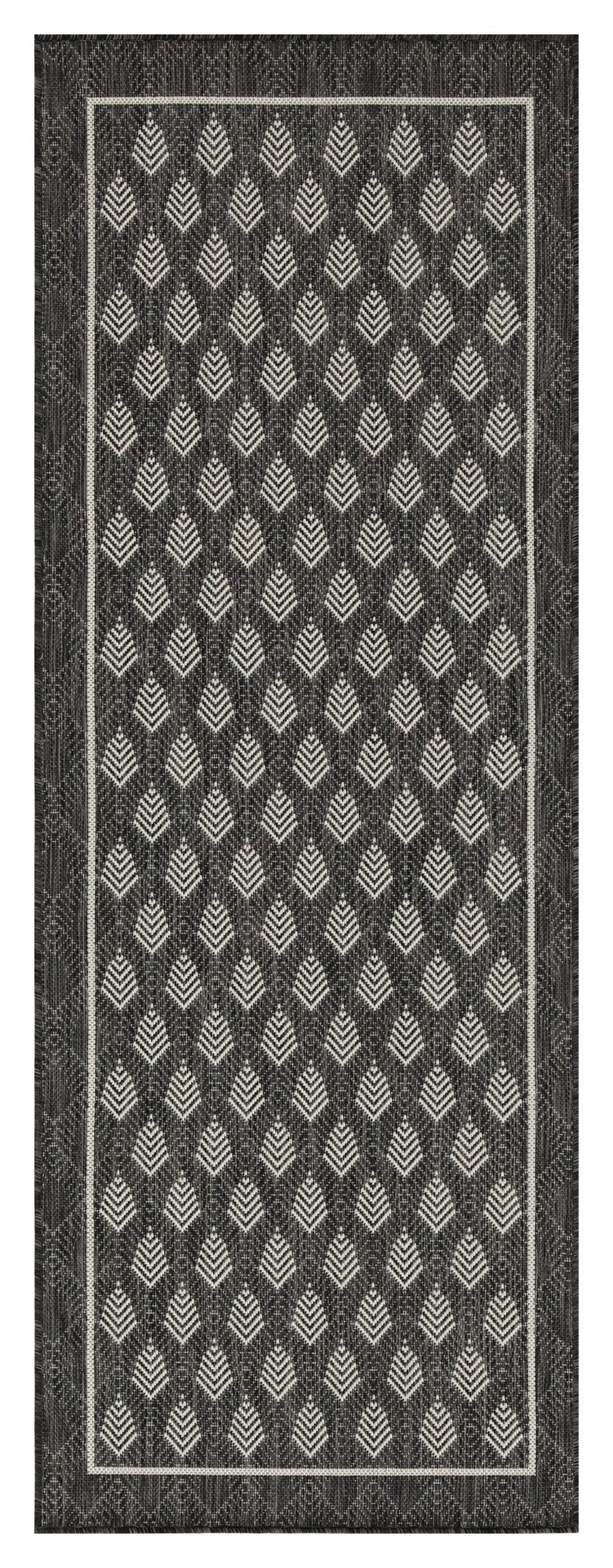 Sunshine GC_HAR2008 Anthracite 5 ft. 3 in. x 7 ft. 3 in. Indoor/Outdoor Area Rug