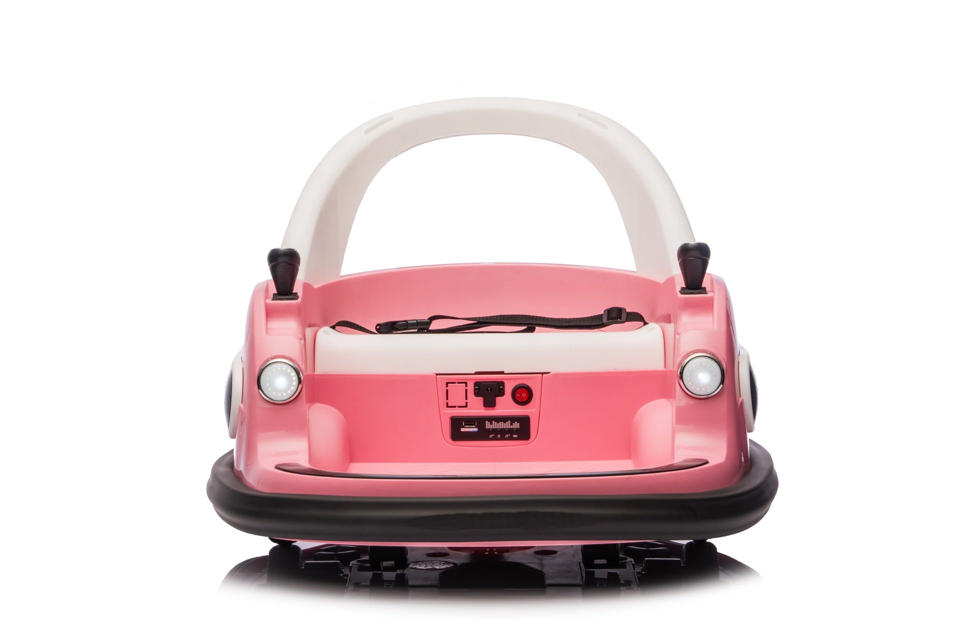 12V ride on bumper car for kids,electric car for kids,1.5-5 Years Old,W/Remote Control, LED Lights, Bluetooth & 360 Degree Spin, Vehicle body with anti-collision padding Five-point Safety Belt,2wd