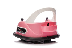 12V ride on bumper car for kids,electric car for kids,1.5-5 Years Old,W/Remote Control, LED Lights, Bluetooth & 360 Degree Spin, Vehicle body with anti-collision padding Five-point Safety Belt,2wd