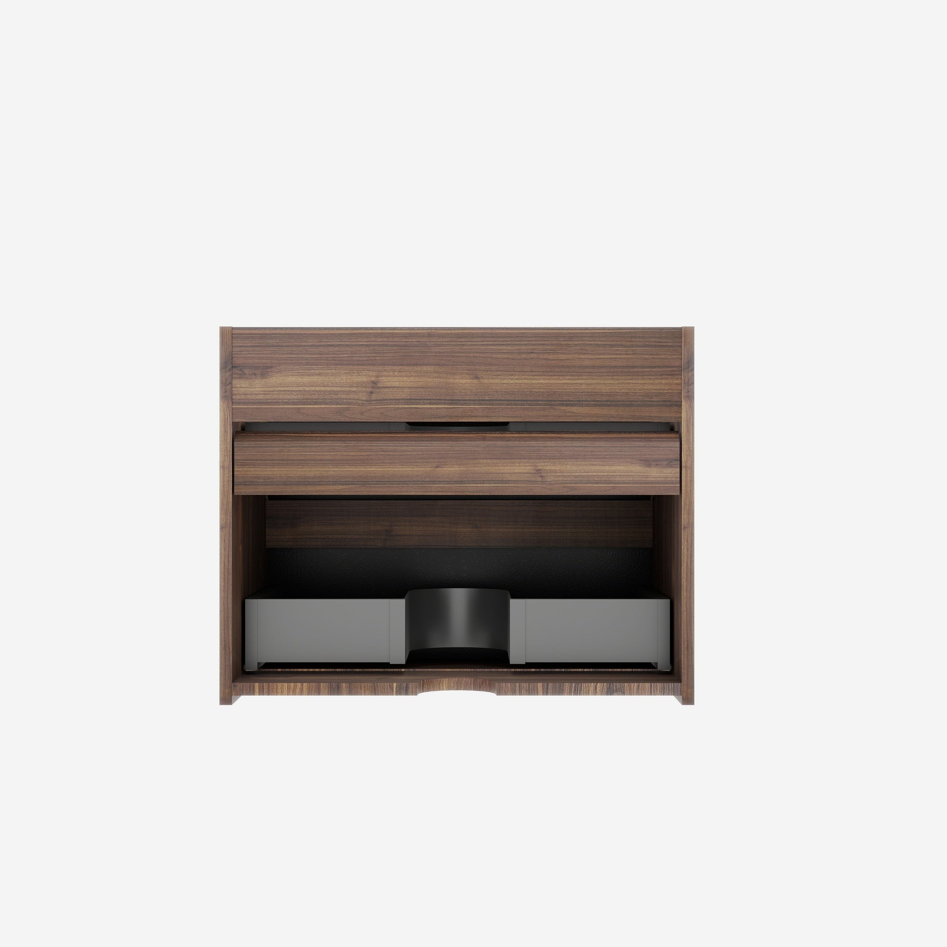 24' Bathroom Vanity with double Soft Black Drawers, Wall Mounted Floating Bathroom Vanity for Modern Bathroom, KD