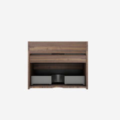 24' Bathroom Vanity with double Soft Black Drawers, Wall Mounted Floating Bathroom Vanity for Modern Bathroom, KD