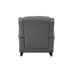 Fabien Gray Fabric Rocking Chair