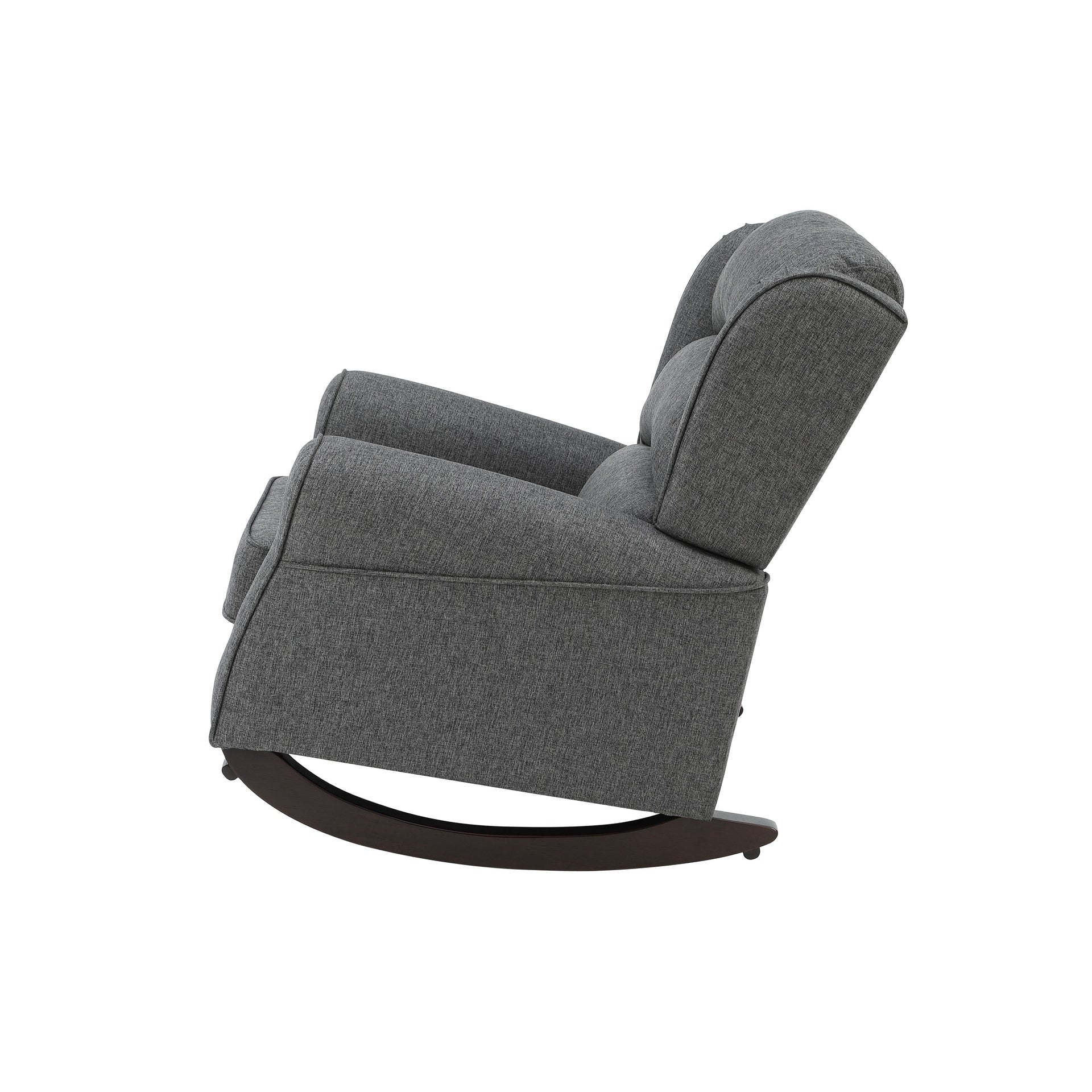 Fabien Gray Fabric Rocking Chair