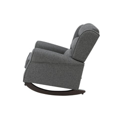 Fabien Gray Fabric Rocking Chair