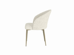 Cora White Fabric Side Chair (Set of 2)