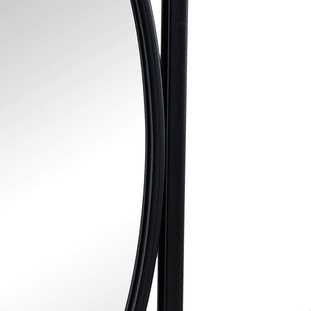 32'' Rectangular Wall Mirrors with Black Frame, Home Decor for Living Room Bedroom Entryway