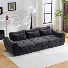 Modular Cloud Sofa, Convertible Folding Sofa Bed, Sectional Cushioned Sofa - Perfect for Living Room, Bedroom & Entertainment Space