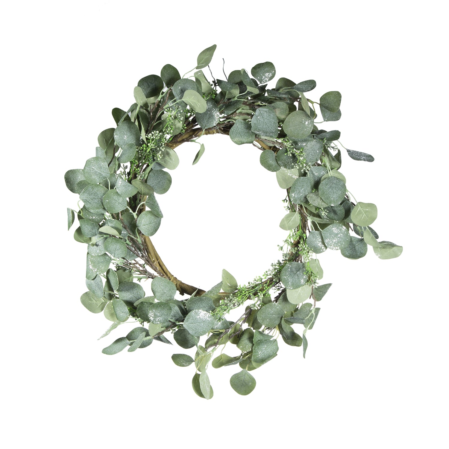 D23.6" Eucalyptus Wreath, Green