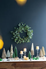 D23.6" Eucalyptus Wreath, Green