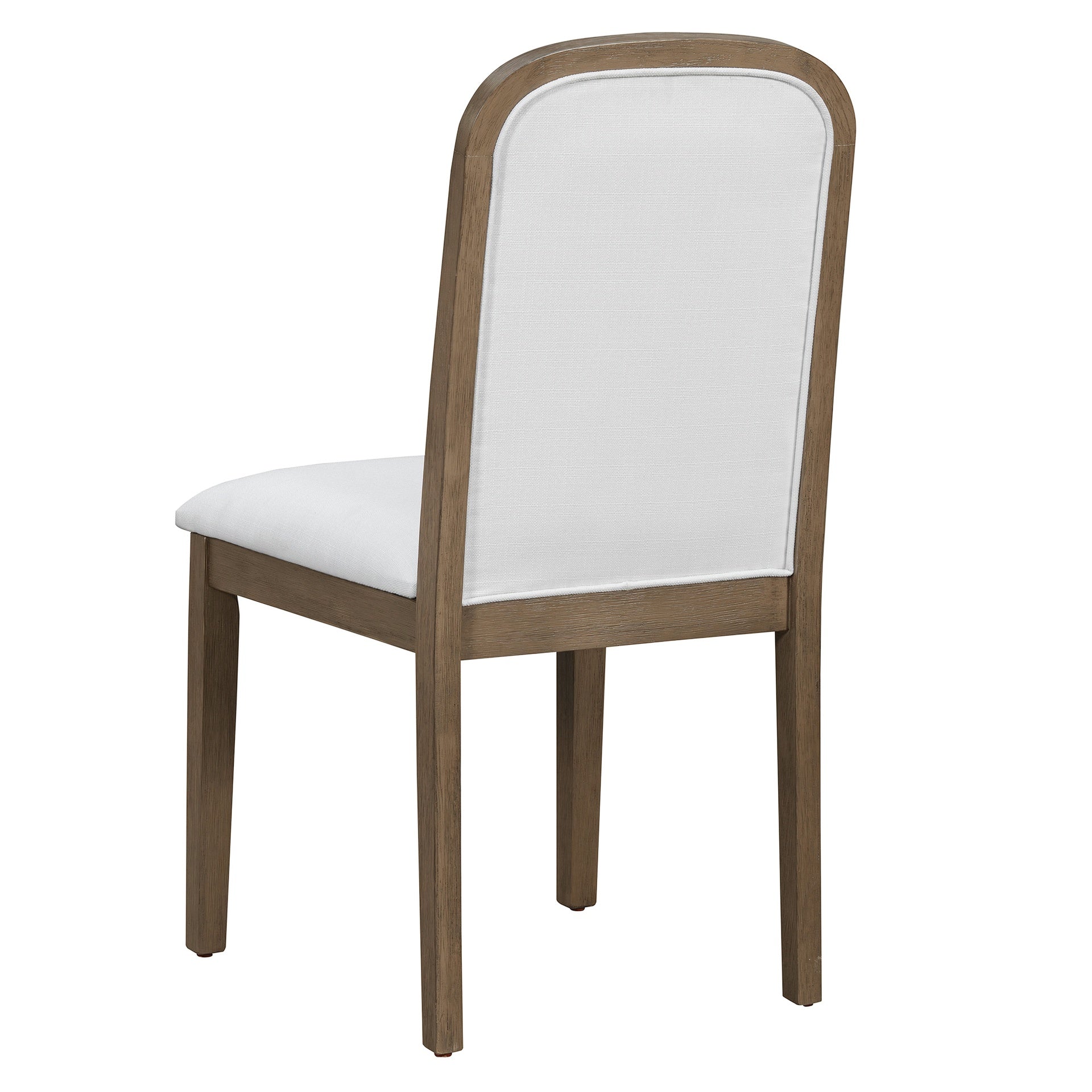TREXM Vintage Style Dining Chair Set with 4 Upholstered Chairs for Dining Room and Living Room (Espresso)