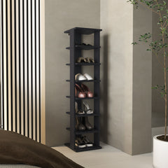 Hatch Shoe Rack– 7-Tier Slim Shoe Organizer, Modern Design