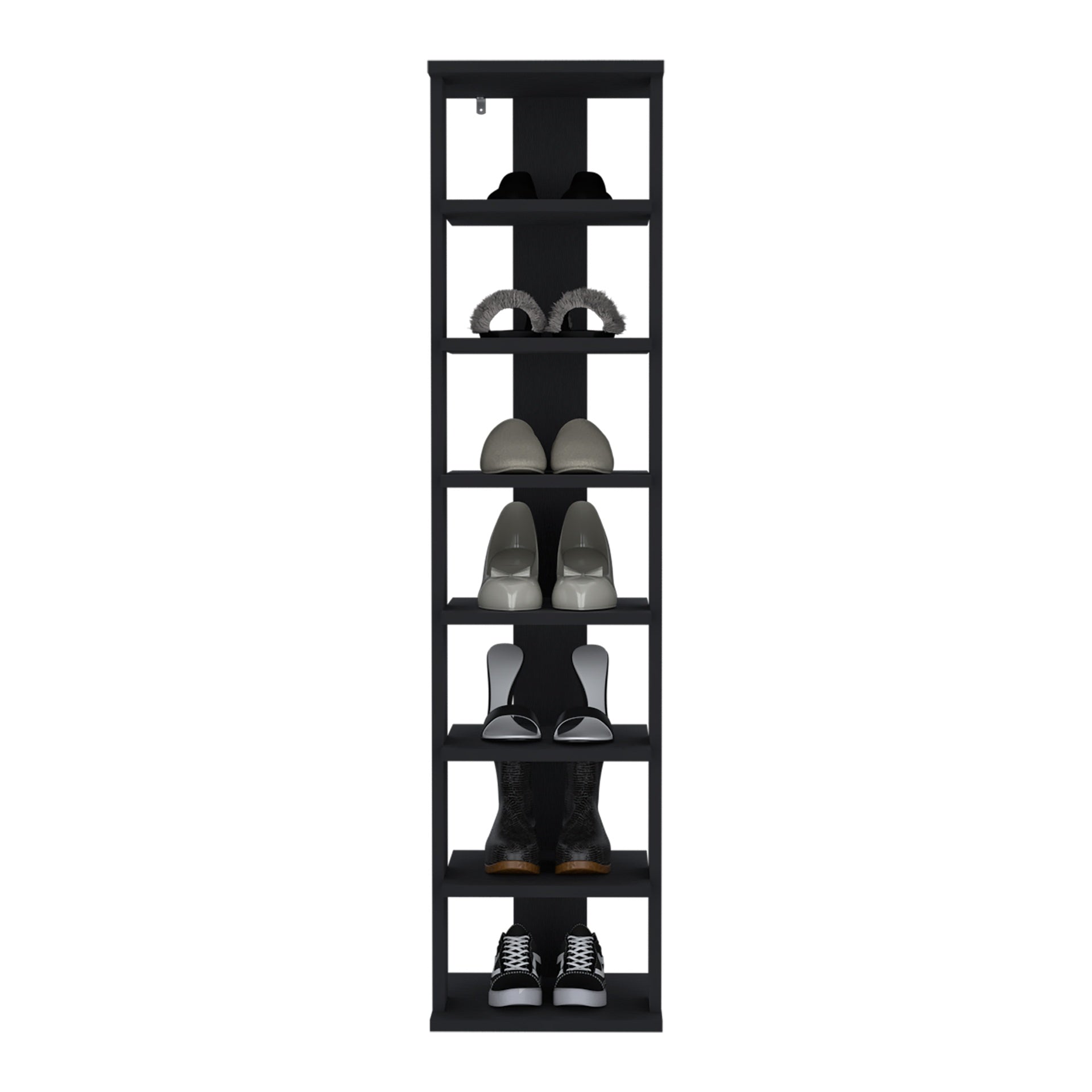 Hatch Shoe Rack– 7-Tier Slim Shoe Organizer, Modern Design