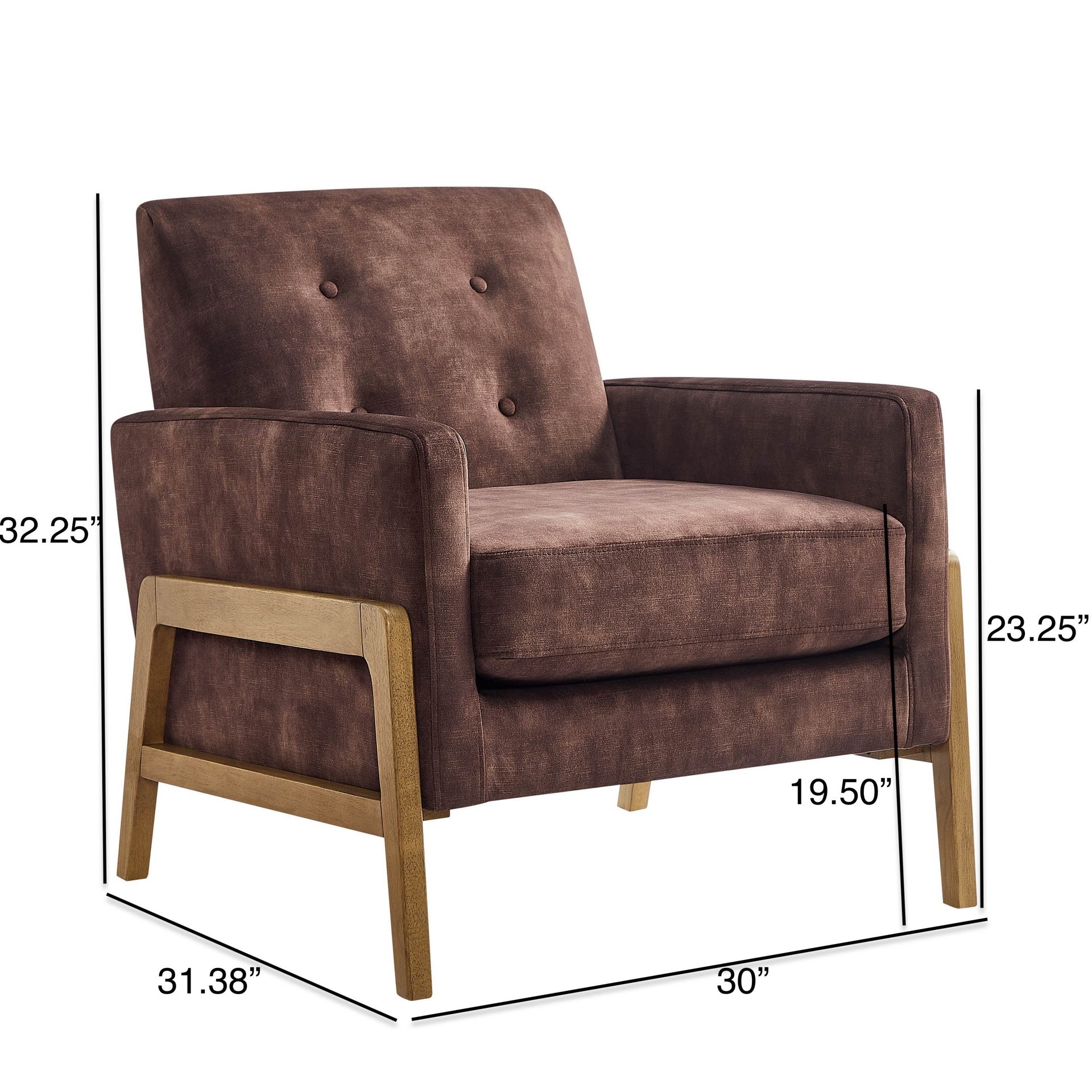 Matson Tufted Back Accent Chair - Espresso