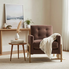 Matson Tufted Back Accent Chair - Espresso