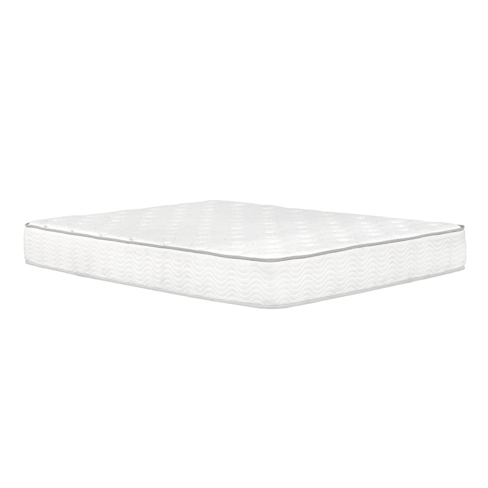 9 in. Twin-XL Size Pocket Coil Spring Mattress in a Box, Pressure Relief Low Motion Tranfer Technology, White