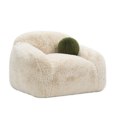 Sand Finish Contemporary Soft And Luxurious Accent Swivel Chair Primary Living Room Ball Pillow Included