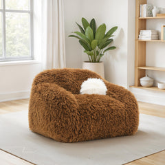 Soft And Luxurious Accent Swivel Chair Camel Brown Finish Contemporary Primary Living Room Ball Pillow Included