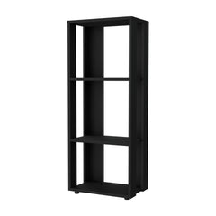 Wenge Bookcase in Melamine with Open Storage