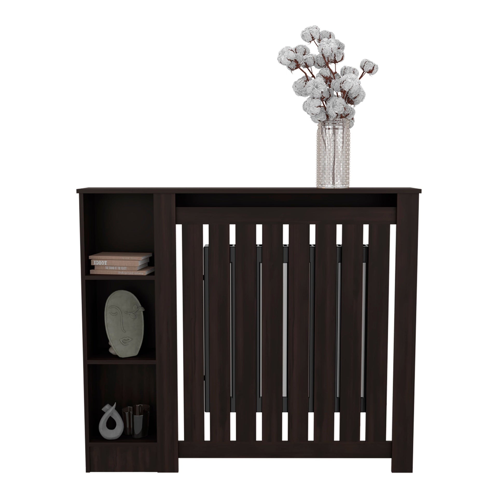 Wengue Radiator Cover with Storage