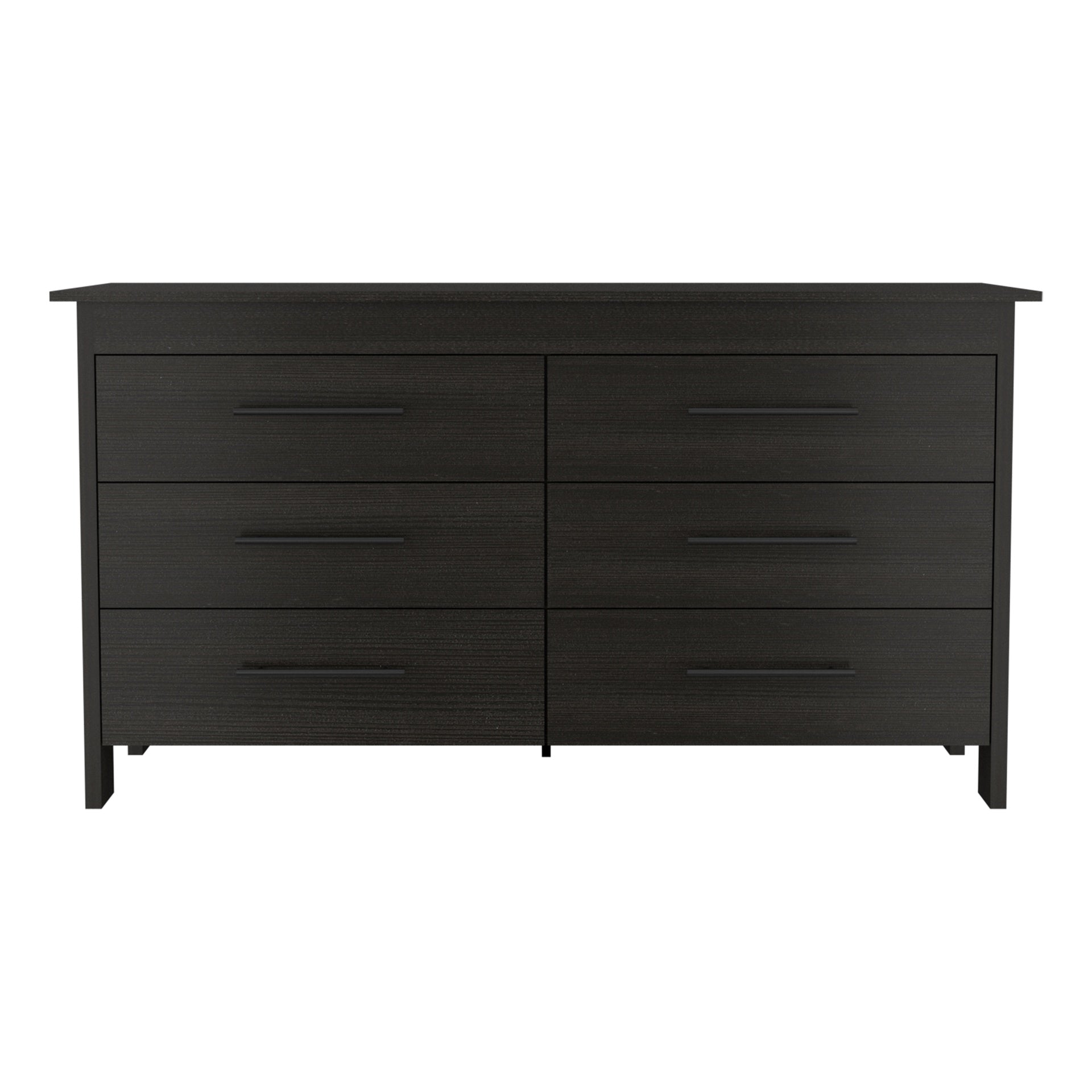 6-Drawer Rectangle Dresser Wenge