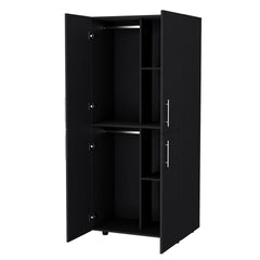 Wenge 4-Door Armoire