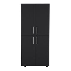 Wenge 4-Door Armoire