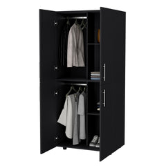 Wenge 4-Door Armoire
