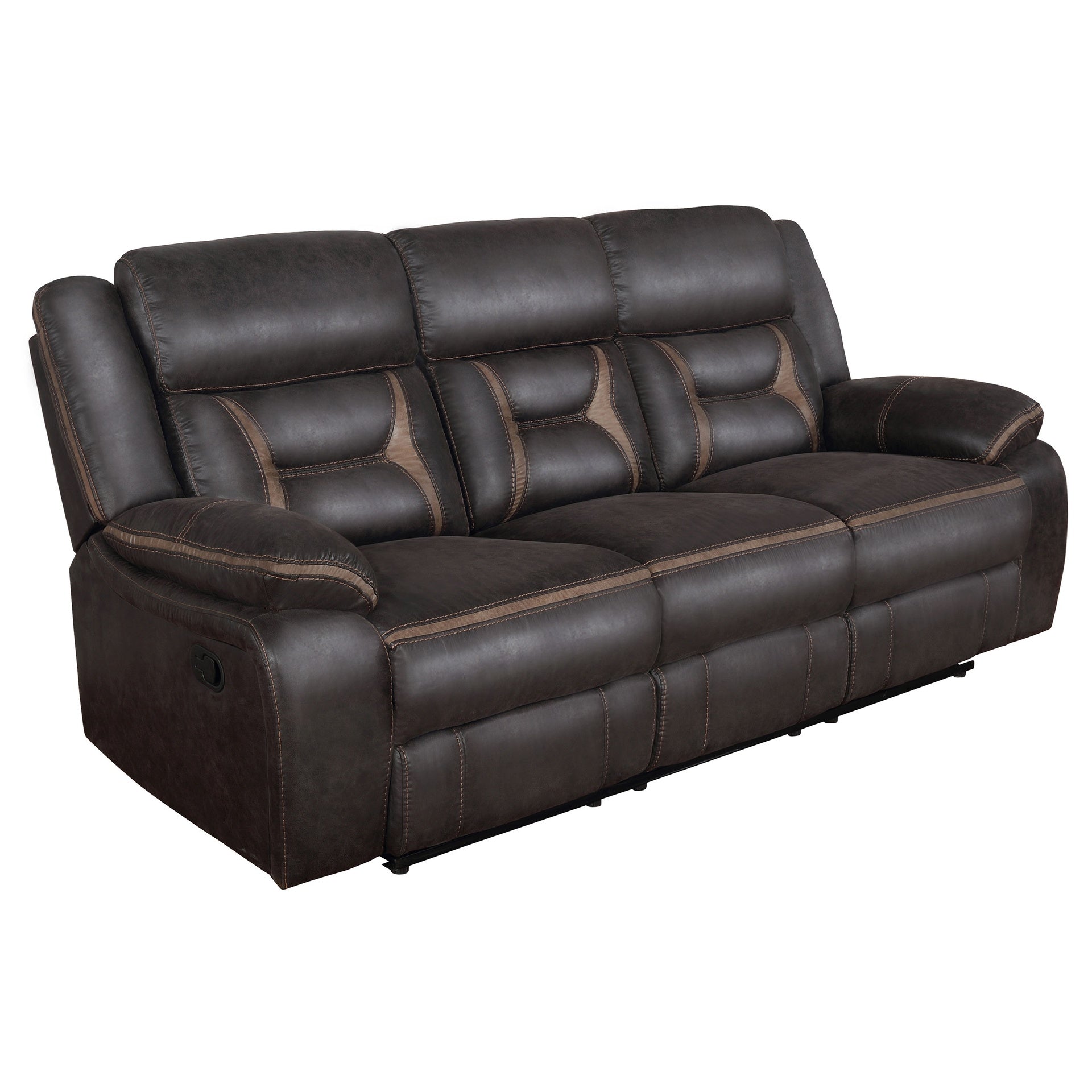 Brazelton Brown 3-piece Pillow Top Arms Living Room Set