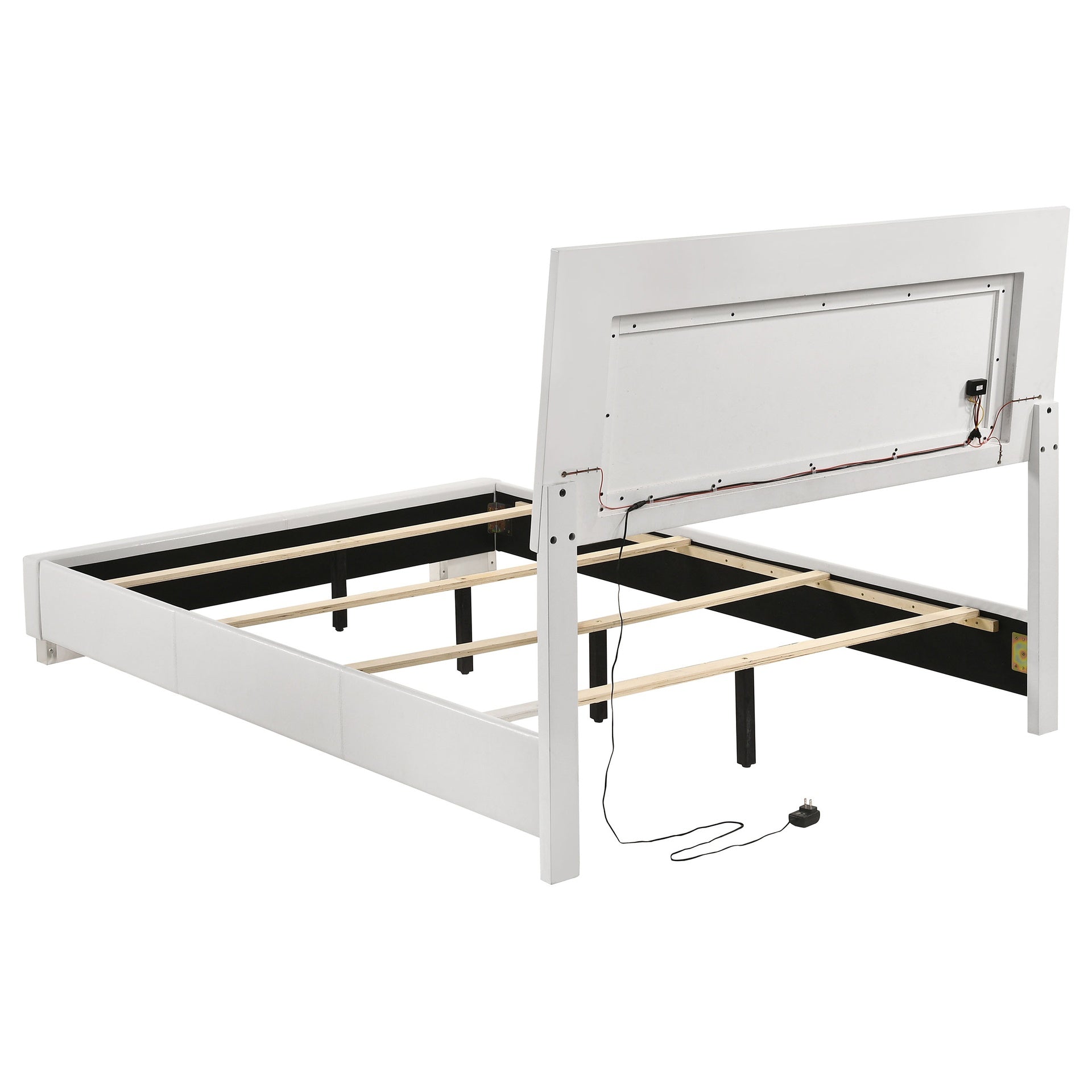 Dulcey White High Gloss 4-piece Twin Bedroom Set