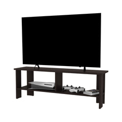 Cope TV Stand with Open Storage, TV Capacity 65", Stained Walnut