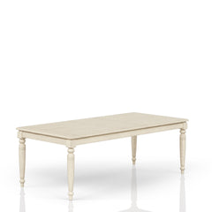 Table with Leaf - Whitewash