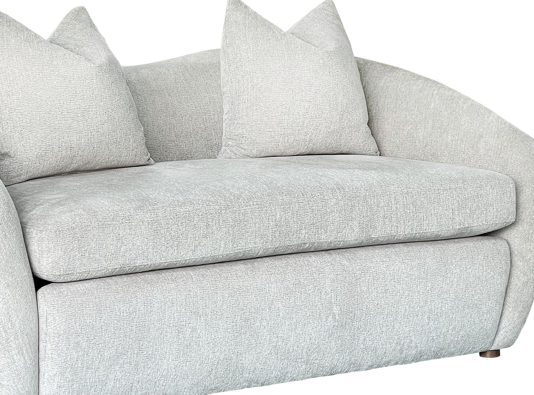 Loveseat - Mendocino Beach Fabric with 2 Pillows