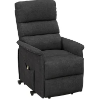 Electric Lift Recliner Chair with Remote Control,  Black
