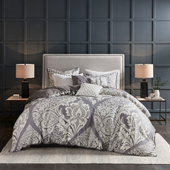 King/Cal King 6 Piece Printed Duvet Cover Set