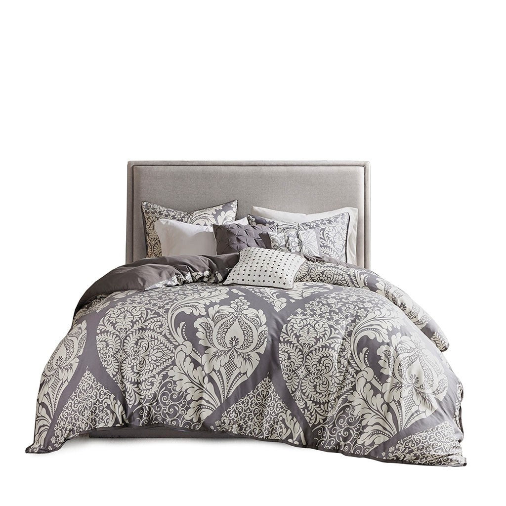King/Cal King 6 Piece Printed Duvet Cover Set