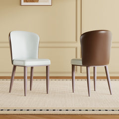 Modern Dining Chair with Carbon Steel Legs – Comfortable Seating for Home & Office (Set of 2)