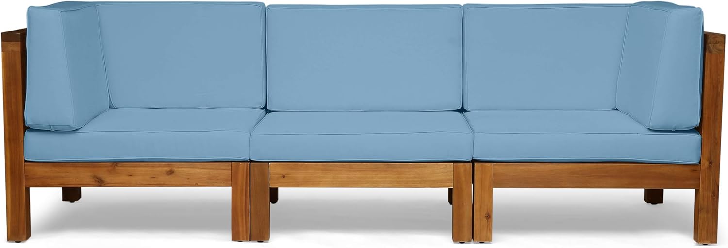 OANA - 3-PIECE SOFA SET, BLUE