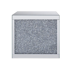 Noralie Mirrored & Faux Diamonds End Table