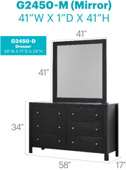 Burlington G2450-D Dresser , Black