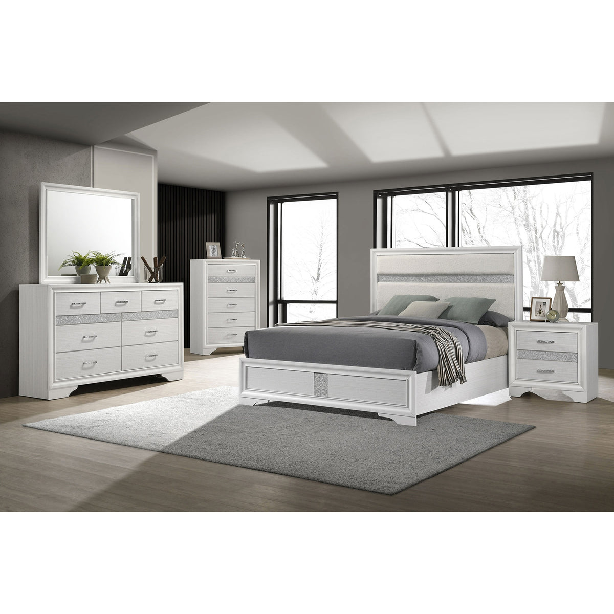 Annie White 5-piece Queen Bedroom Set