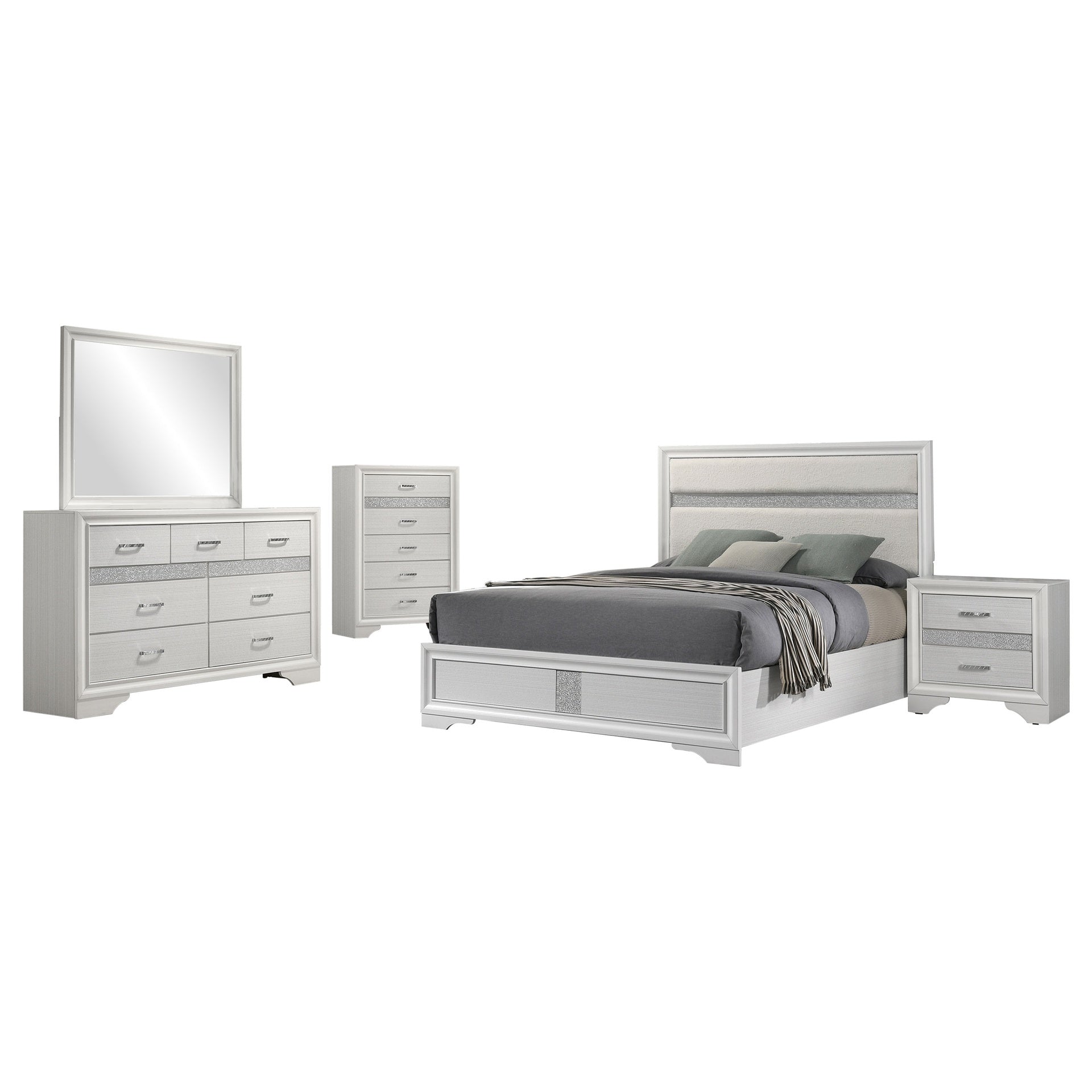 Annie White 5-piece Queen Bedroom Set