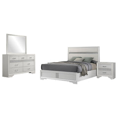 Annie White 4-piece Queen Bedroom Set