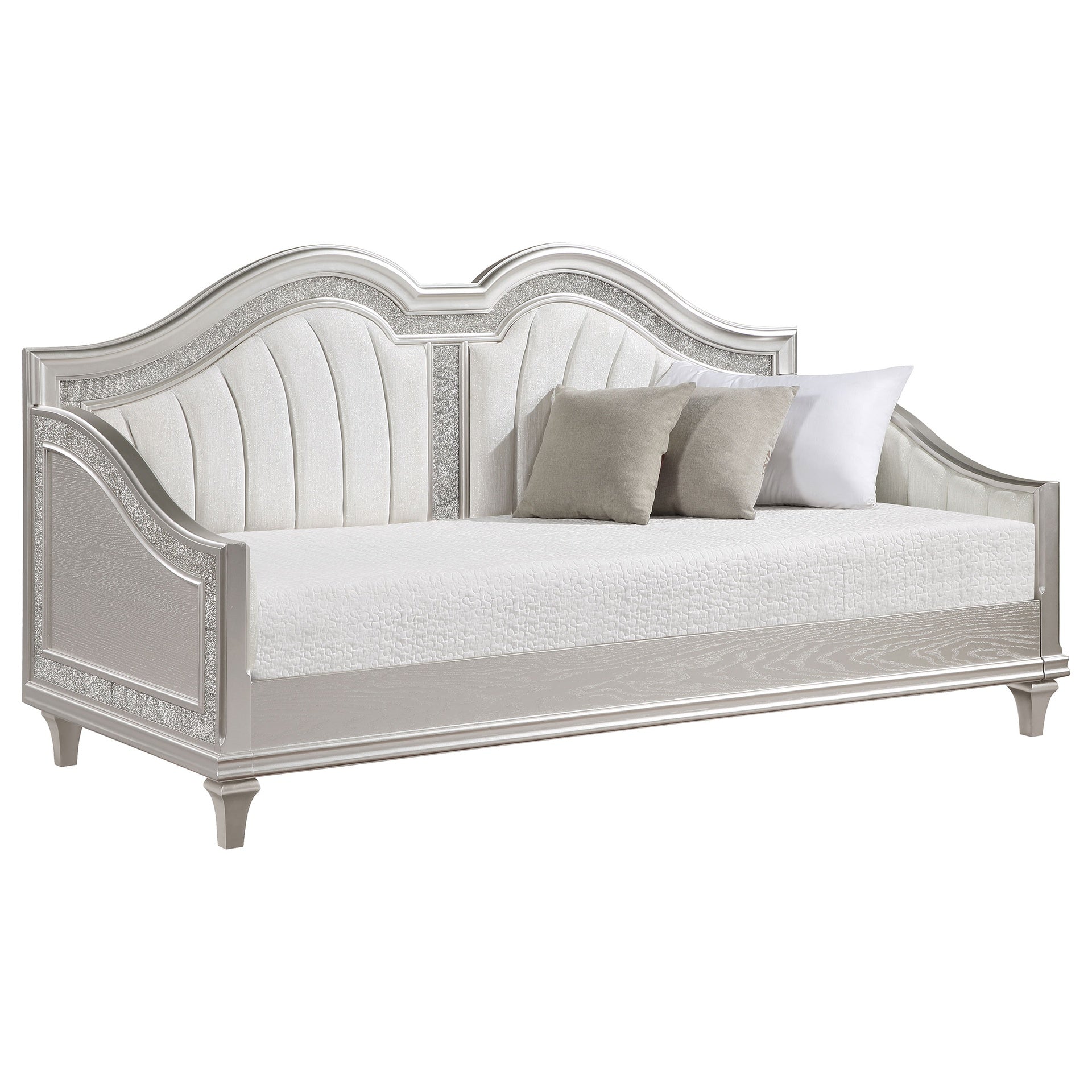 Aurelia Sliver Oak and Ivory Twin Daybed