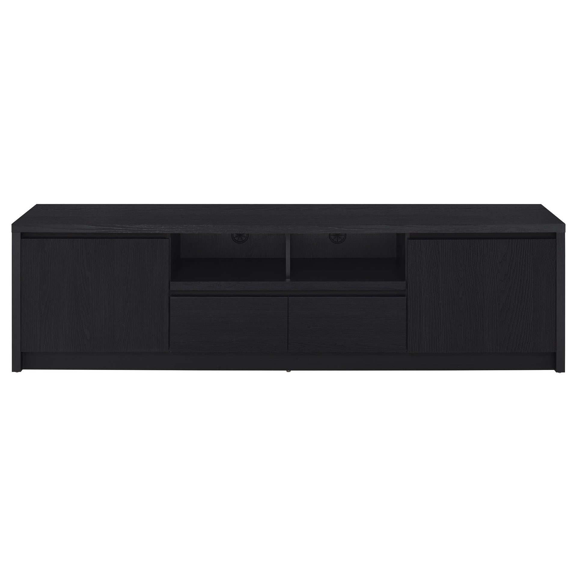 Sloat Black 2-door TV Stand Media Console