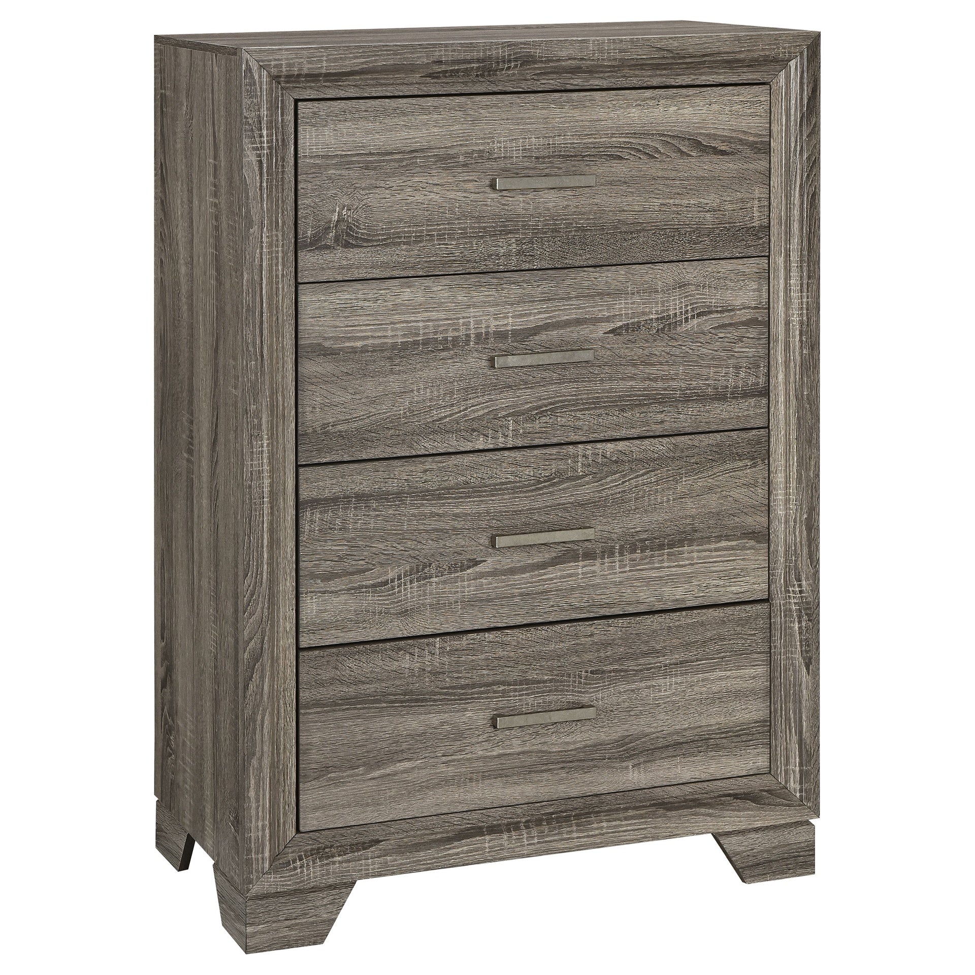 Funston Brown Oak 4-drawer Chest of Drawers